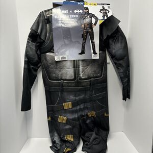 Fortnight Batman Zero Brand New Boys‎ Halloween Costume size 10-12 7 piece set